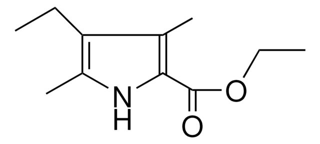 Ethyl 4-ethyl-3,5-dimethyl-1H-pyrrole-2-carboxylate structure, CAS 2199-47-5