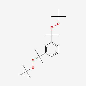 1,3-Bis(tert-butylperoxyisopropyl)benzene structure, CAS 2212-81-9