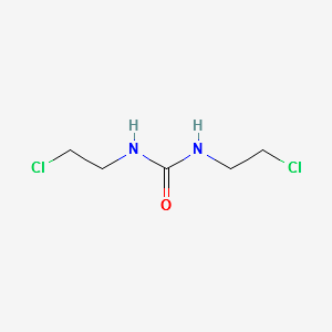 N,N'-Bis(2-chloroethyl)urea structure, CAS 2214-72-4