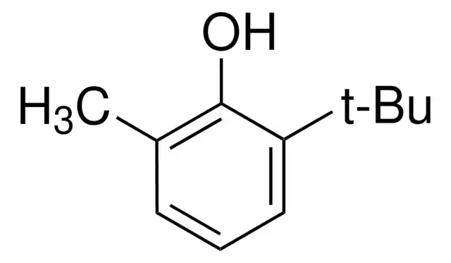 2-tert-Butyl-6-methylphenol structure, CAS 2219-82-1