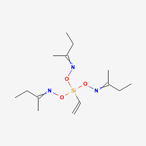Vinyltris(methylethylketoxime)silane structure, CAS 2224-33-1