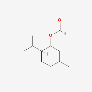 Menthyl formate structure, CAS 2230-90-2