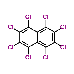 Octachloronaphthalene structure, CAS 2234-13-1