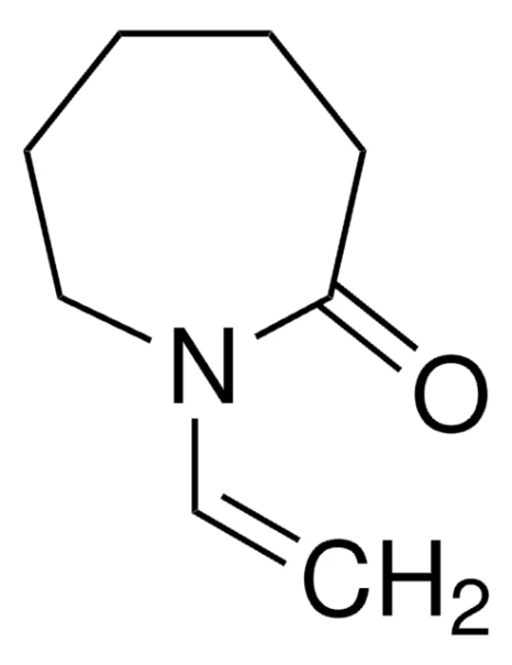 N-Vinylcaprolactam structure, CAS 2235-00-9