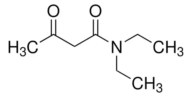 N,N-Diethylacetoacetamide structure, CAS 2235-46-3