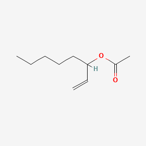 1-Octen-3-yl acetate structure, CAS 2242-10-6