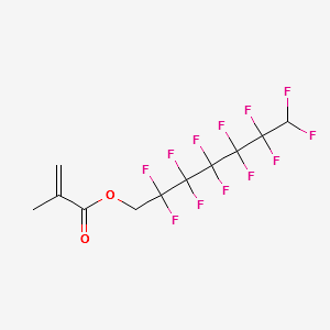 1H,1H,7H-Dodecafluoroheptyl methacrylate structure, CAS 2261-99-6