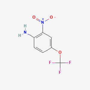 2-Nitro-4-(trifluoromethoxy)aniline structure, CAS 2267-23-4