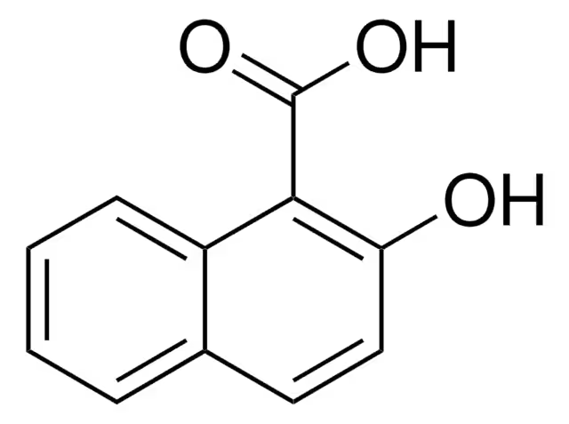 2-Hydroxy-1-naphthoic acid structure, CAS 2283-08-1