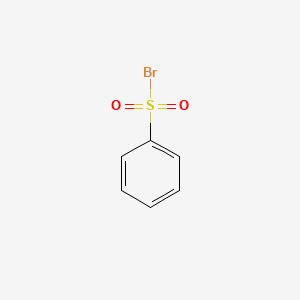 Benzenesulfonyl bromide structure, CAS 2297-65-6