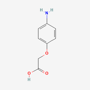 (4-Aminophenoxy)acetic acid structure, CAS 2298-36-4