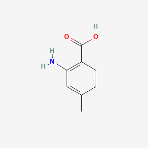 2-Amino-4-methylbenzoic acid structure, CAS 2305-36-4