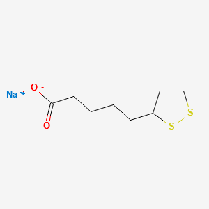 Sodium thioctate structure, CAS 2319-84-8