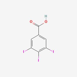 3,4,5-Triiodobenzoic acid structure, CAS 2338-20-7