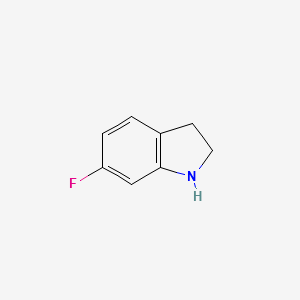 6-Fluoroindoline structure, CAS 2343-23-9