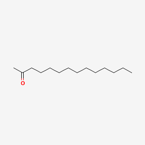 2-Tetradecanone structure, CAS 2345-27-9