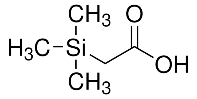 (Trimethylsilyl)acetic acid structure, CAS 2345-38-2