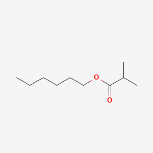 Hexyl isobutyrate structure, CAS 2349-07-7