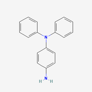 N,N-Diphenyl-p-phenylenediamine structure, CAS 2350-01-8