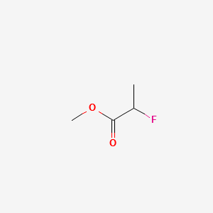 Methyl 2-fluoropropionate structure, CAS 2366-56-5