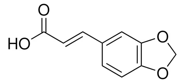 3,4-(Methylenedioxy)cinnamic acid structure, CAS 2373-80-0