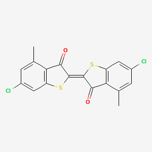 Pigment Red 181 structure, CAS 2379-74-0