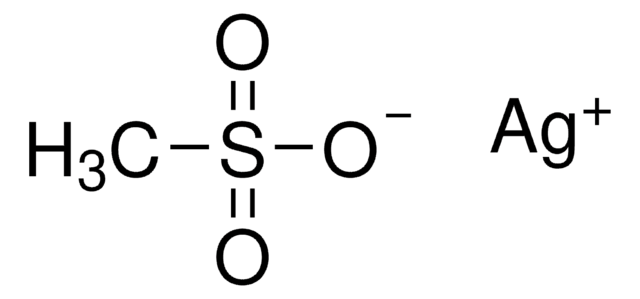 Silver mesylate structure, CAS 2386-52-9