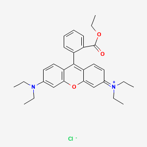 Basic Violet 11 structure, CAS 2390-63-8