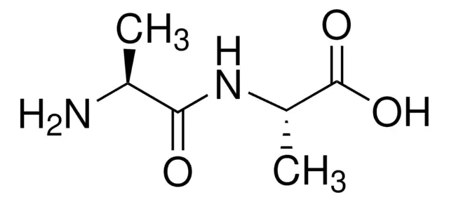 L-Alanyl-L-alanine structure, CAS 2392-61-2