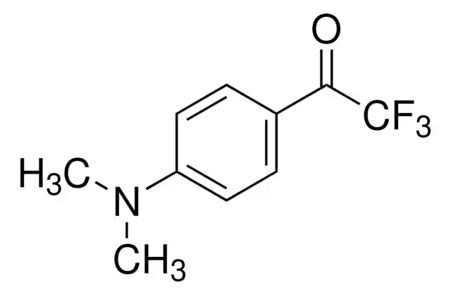 1-(4-Dimethylaminophenyl)-2,2,2-trifluoroethanone structure, CAS 2396-05-6