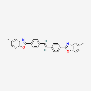 4,4'-Bis(5-methyl-2-benzoxazolyl)stilbene structure, CAS 2397-00-4