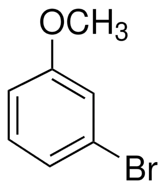 3-Bromoanisole structure, CAS 2398-37-0