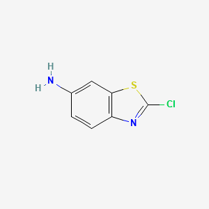 2-Chlorobenzothiazo-6-amine structure, CAS 2406-90-8