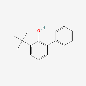 3-tert-Butylbiphenyl-2-ol structure, CAS 2416-98-0