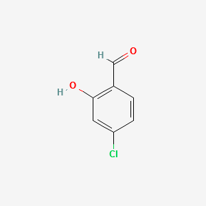 4-Chloro-2-hydroxybenzaldehyde structure, CAS 2420-26-0