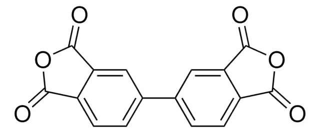 3,3',4,4'-Biphenyltetracarboxylic dianhydride structure, CAS 2420-87-3
