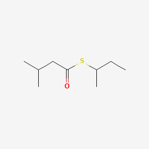 sec-Butyl thioisovalerate structure, CAS 2432-91-9