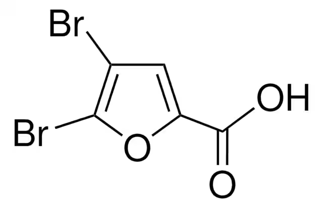 2,3-Dibromofuran-5-carboxylic acid structure, CAS 2434-03-9