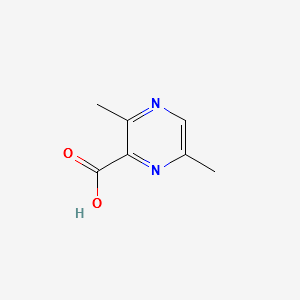 3,6-Dimethylpyrazinecarboxylic acid structure, CAS 2435-46-3