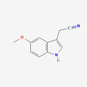 5-Methoxyindole-3-acetonitrile structure, CAS 2436-17-1