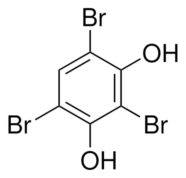 2,4,6-Tribromoresorcinol structure, CAS 2437-49-2