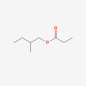 2-Methylbutyl propionate structure, CAS 2438-20-2