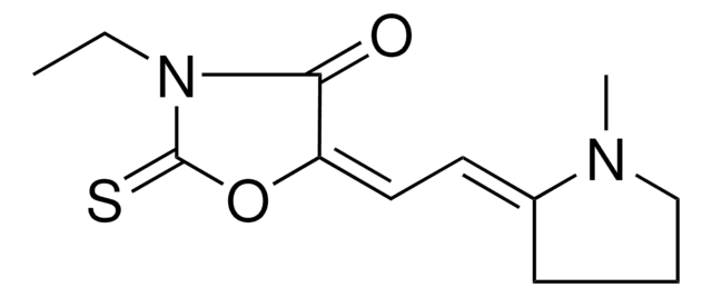 1,3-Dimethyl-5-[(1-methyl-2-pyrrolidinylidene)ethylidene]-2-thioxoimidazolidine-4-one structure, CAS 2445-60-5