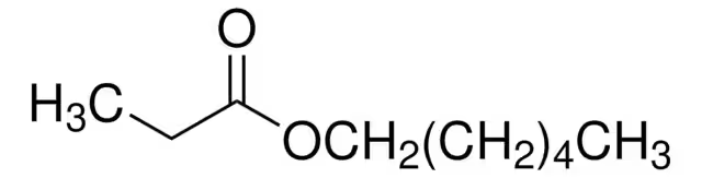 Hexyl propionate structure, CAS 2445-76-3