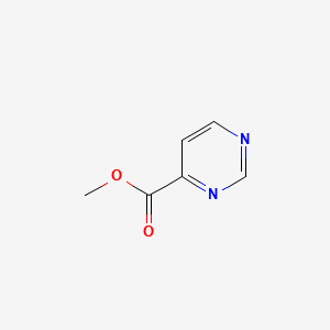 Methyl pyrimidine-4-carboxylate structure, CAS 2450-08-0