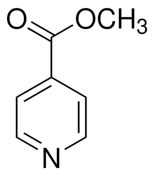 Methyl isonicotinate structure, CAS 2459-09-8
