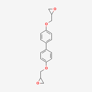 4,4'-Bis(2,3-epoxypropoxy)biphenyl structure, CAS 2461-46-3