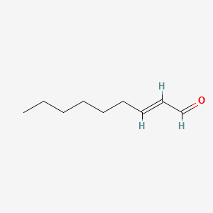 2-Nonenal structure, CAS 2463-53-8