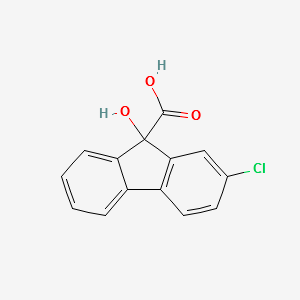 Chlorflurecol structure, CAS 2464-37-1
