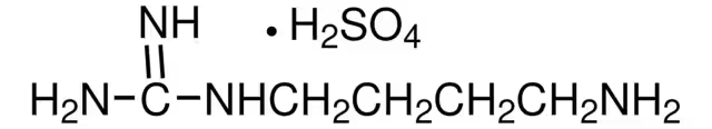 Agmatine sulfate structure, CAS 2482-00-0